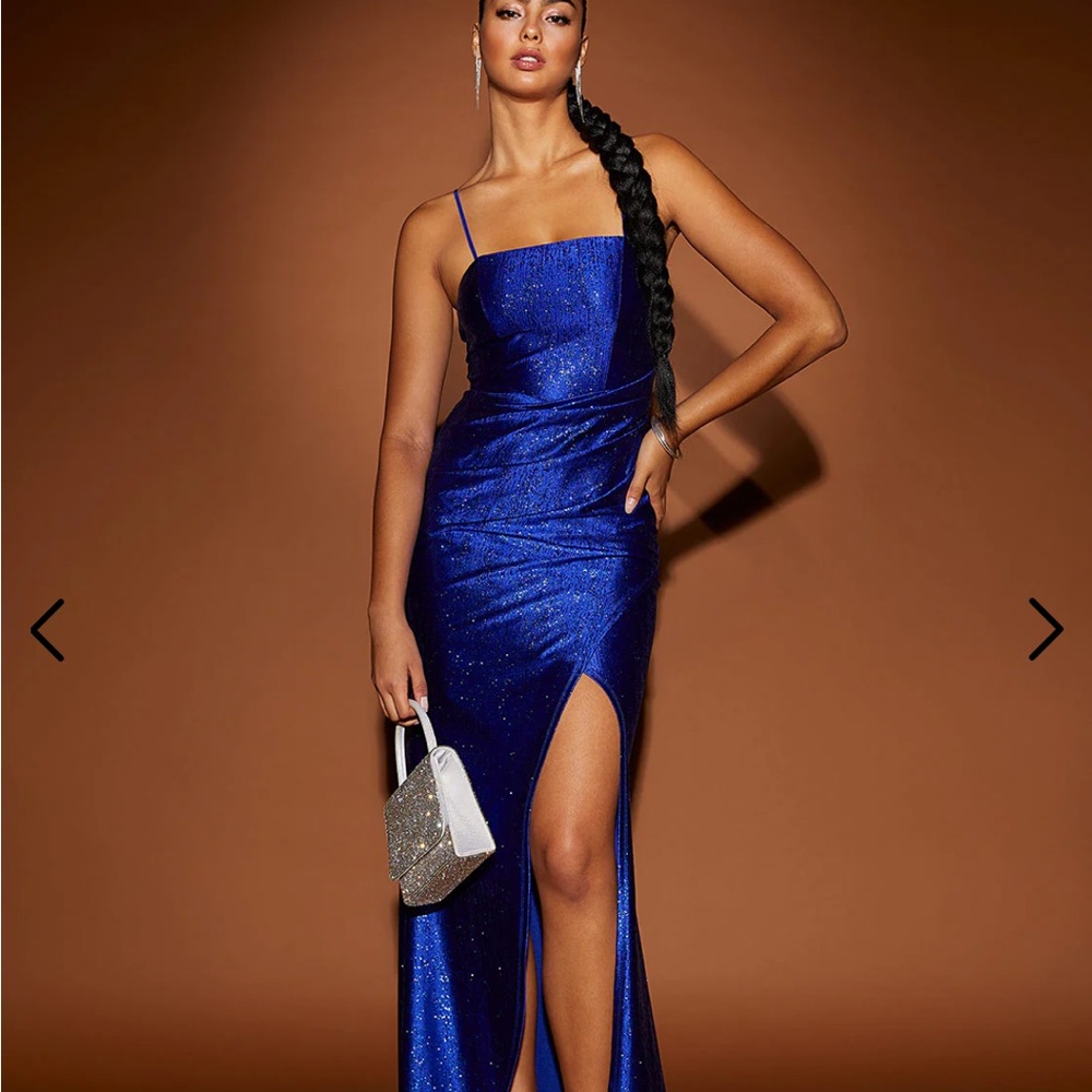 Elegant Blue Evening Dress